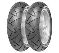 NEUMÁTICOS DE PAREJA CONTINENTAL 120/70-14 55S + 110/90-13 56Q TWIST M/C
