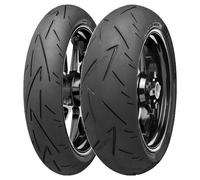 NEUMÁTICOS DE PAREJA CONTINENTAL 120/70-17 (58W) + 160/60-17 (69W) SPORTATTACK 2