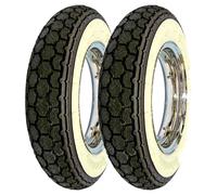 NEUMÁTICOS DE PAREJA CONTINENTAL 3.00 -10 50J + 3.50/ -10 59J K62 WW