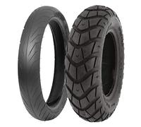NEUMÁTICOS DE PAREJA DELI TYRE 80/80-16 46M SB-108 + 130/90-10 70J SC-101
