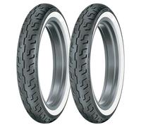 NEUMÁTICOS DE PAREJA DUNLOP 100/90-19 57H + 150/80-16 71H D401 WWW H.D.