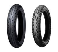 NEUMÁTICOS DE PAREJA DUNLOP 110/80-18 58V TT100 GP + 4.10-18 59H K81 TT100