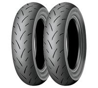 NEUMÁTICOS DE PAREJA DUNLOP 3.50-10 51J TT93 GP + 120/80-12 55J TT93 GP SOFT