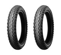 NEUMÁTICOS DE PAREJA DUNLOP 4.10-19 61H K81 TT100 + 4.25-18 64H TT100