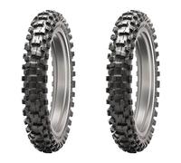 NEUMÁTICOS DE PAREJA DUNLOP 60/100-10 33J + 90/100-14 49M GEOMAX MX53