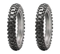 NEUMÁTICOS DE PAREJA DUNLOP 60/100-10 33J + 90/100-16 51M GEOMAX MX53