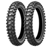 NEUMÁTICOS DE PAREJA DUNLOP 60/100-14 GEOMAX MX33 DOT22 + 80/100-12 GEOMAX MX33
