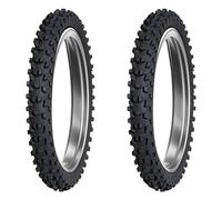 NEUMÁTICOS DE PAREJA DUNLOP 70/100-19 42M + 70/100-10 41J GEOMAX MX34
