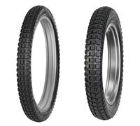 NEUMÁTICOS DE PAREJA DUNLOP 80/100-21 51M + 120/100-18 68M GEOMAX TL01
