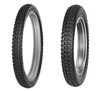NEUMÁTICOS DE PAREJA DUNLOP 80/100-21 51M + 120/100-18 68M GEOMAX TL01