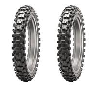 NEUMÁTICOS DE PAREJA DUNLOP 80/100-21 51M + 120/80-19 63M GEOMAX MX53
