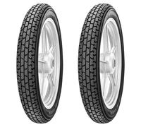 NEUMÁTICOS DE PAREJA METZELER 2.75-16 46P + 3.25-19 54P BLOCK C