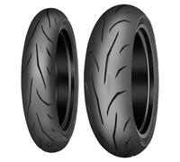 NEUMÁTICOS DE PAREJA MITAS 100/80-17 52S + 130/70-17 62S SPORT FORCE +