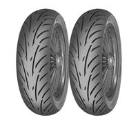 NEUMÁTICOS DE PAREJA MITAS 120/70-10 54L + 120/70-14 55P TOURING FORCE SC