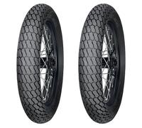 NEUMÁTICOS DE PAREJA MITAS 130/80-19 71H + 130/80-19 71H FLAT TRACK ROAD