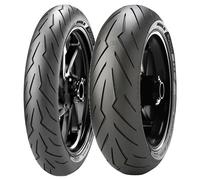 NEUMÁTICOS DE PAREJA PIRELLI 100/80-17 52H + 190/55-17 (75W) DIABLO ROSSO III 3