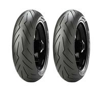 NEUMÁTICOS DE PAREJA PIRELLI 100/80-17 52S + 130/70-17 62S DIABLO ROSSO SPORT