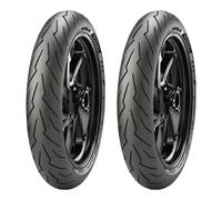 NEUMÁTICOS DE PAREJA PIRELLI 110/70-17 54S + 80/90-17 44S DIABLO ROSSO SPORT