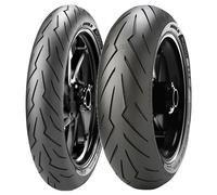 NEUMÁTICOS DE PAREJA PIRELLI 120/65-17 (56W) + 150/60-17 (66W) DIABLO ROSSO III