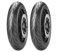 NEUMÁTICOS DE PAREJA PIRELLI 120/70-14 55H + 120/80-14 58S DIABLO ROSSO SCOOTER
