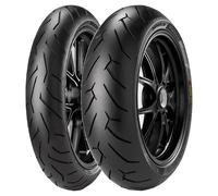 NEUMÁTICOS DE PAREJA PIRELLI 120/70-17 ROSSO 2 (K) + 160/60-17 ROSSO 2