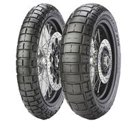 NEUMÁTICOS DE PAREJA PIRELLI 120/70-18 59V + 130/80-17 65V SCORPION RALLY STR M