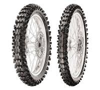 NEUMÁTICOS DE PAREJA PIRELLI 120/80-19 63M + 2.50-10 33J SCORPION MX32 MID SOFT
