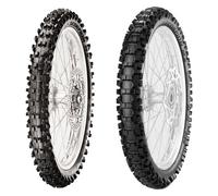 NEUMÁTICOS DE PAREJA PIRELLI 70/100-17 MX32 MID S + 100/90-19 MX32 MID H