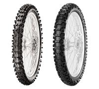 NEUMÁTICOS DE PAREJA PIRELLI 80/100-12 MX MID S + 100/90-19 MX32 MID H