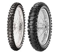 NEUMÁTICOS DE PAREJA PIRELLI 80/100-12 MX MID S + 110/90-19 MX32 MID H