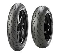 NEUMÁTICOS DE PAREJA PIRELLI 80/90-17 44S + 140/70-17 66S DIABLO ROSSO SPORT
