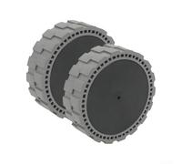 Neumáticos de repuesto para Ecovacs X1 para t10 Turbo Robot Vacuum - Kit de ruedas de goma de alto agarre, piezas de repuesto, ruedas antideslizantes, paquete de 2 7 x 2 cm (2)