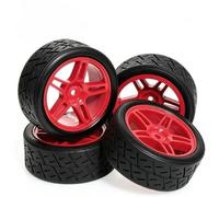 Neumáticos Deriva Plástico Duro 65mm 4Uds 12mm Hex para HSP 1/10 RC Juguete