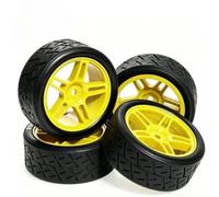 Neumáticos Deriva Plástico Duro 65mm 4Uds 12mm Hex para HSP 1/10 RC Juguete