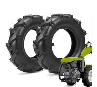 Neumáticos Ecovelo' 2 reforzados 3.50-8 4PR | Kit de neumáticos agrícolas TM para cultivadoras, rotocultivadoras y segadoras