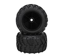Neumáticos para automóvil RC 1/8 neumáticos de goma fuera de ruta de alto rendimiento con banda de rodadura profunda para camiones monstruosos 2pcs 150 mm 85 mm 17 mm hex