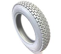 Neumáticos para silla de ruedas 2,50 - 8, gris, 4 PR, perfil de bloque fuerte, construcción de neumáticos estable, neumáticos para scooter, silla de ruedas eléctrica