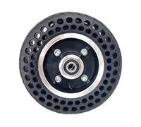 Neumáticos para silla de ruedas eléctrica de 7 pulgadas, 7 x 2 pulgadas, montaje de neumáticos sólidos de 7 x 1 3/4 H ycomb rueda completa piezas de scooter de movilidad (negro)