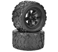 Neumáticos RC, alto rendimiento, 2 piezas Ruedas RC para 1/10 y 1/18, neumáticos de oruga for aficionados RC, coches y camiones off-road, repuesto versátil
