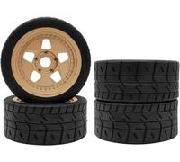 Neumáticos RC Compatible con ARRMA para Felony para Infraction para Street para Bash 1/7 RC Ruedas Y Neumáticos 17 Mm Hex Muscle Car Llantas