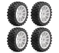 Neumáticos RC Compatible con ARRMA para Typhon para TRAXXAS para Jato para FS Racing para KYOSHO MP10 para HSP-C 1/8 Neumáticos RC Hexágono De 17 Mm - 4 Todoterreno