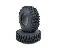 Neumáticos RC Compatible con Axial para SCX10 D90 TF2 para MST para Tamiya para Voodoo 1:10 RC Crawler Car Upgrade Parts 2 Piezas De Neumáticos De Goma De 1,9 "105 * 35 Mm