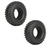 Neumáticos RC Compatible con D90 para AXIAL SCX10 II 1,9 "neumático De Goma Rock Inserto De Espuma Neumáticos De 114mm 1/2/4 Uds para 1/10 Coche Trepador De Control Remoto