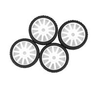 Neumáticos RC Compatible con Redcat para Team para Kyosho para HSP para Carson para Hobao 1/8 Buggy/On-Road Car 4PCS 1/8 RC Car Neumáticos De Goma Ruedas De Plástico