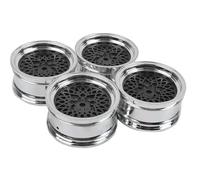 Neumáticos RC Compatible con Tamiya para HSP para HPI 94123/122 4 Piezas Flat Run Drift Piezas Llantas Ruedas Neumáticos para Cubo 1/10 RC Coche Piezas Cubo Rueda