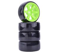 Neumáticos RC Compatible con Traxxas para D4 para HSP para HPI para Tamiya 4PCS 1/10 RC Drift On-Road Wheel Hard Pattern Tire Drifting RC Car Accesorios(Color4)