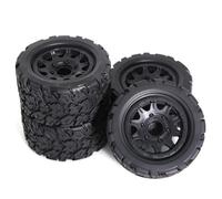 Neumáticos RC Compatible con TRAXXAS para MAXX para ARRMA para Granite para Kraton para Outcast 1/10 para Monster Stunt Truck Neumático De 110 Mm Hex De 12 Mm Y 14 Mm