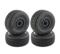 Neumáticos RC Compatible con Traxxas para Slash para Arrma para HPI Neumáticos para Camión De Pista Corta para Coche RC 1/10 4 Piezas Neumáticos De 112 Mm Rueda con Hexágono De 12 Mm