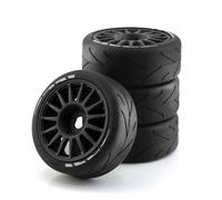 Neumáticos RC Para Arrma Para Traxxas Para Redcat Para Team Para Losi Para Kyosho Para HPI WR8 Para HSP Para Hobao Neumáticos 1/8 Rueda 17 Mm Hex Reemplazo De Coche RC(Black)