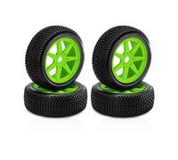 Neumáticos RC Para Losi Para Kyosho Para HPI WR8 Para HSP 1/7 1/8 4 Piezas 117 Mm Neumáticos Rueda 17 De Coche RC Accesorios Y Actualizaciones Reemplazo Reparación(Green)